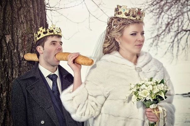 Russos são os melhores na hora de tirar fotos de casamento 
