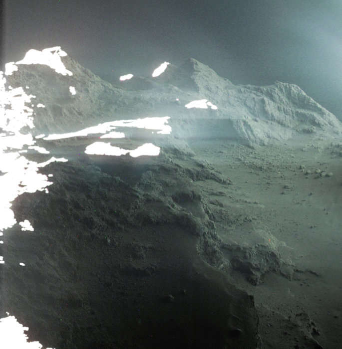 Imagem incrível mostra em detalhes a superfície de um cometa