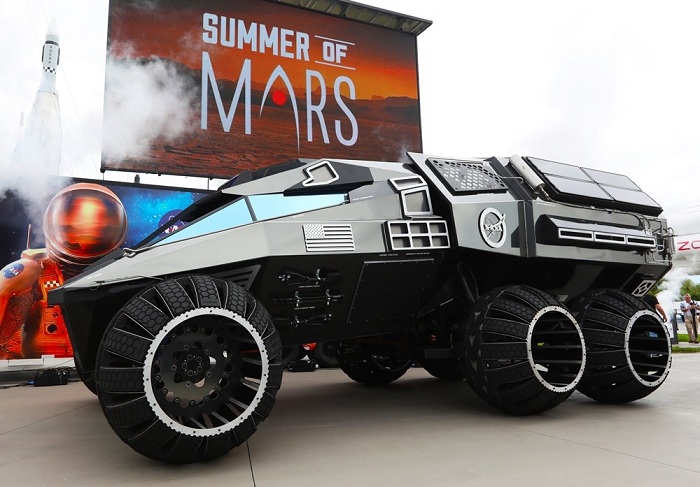 Novo veículo da NASA parece ter sido entregue por Zordon 